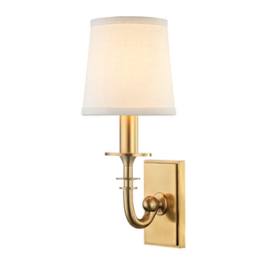 Carroll Wall Sconce | Hudson Valley Lighting - 8400-AGB