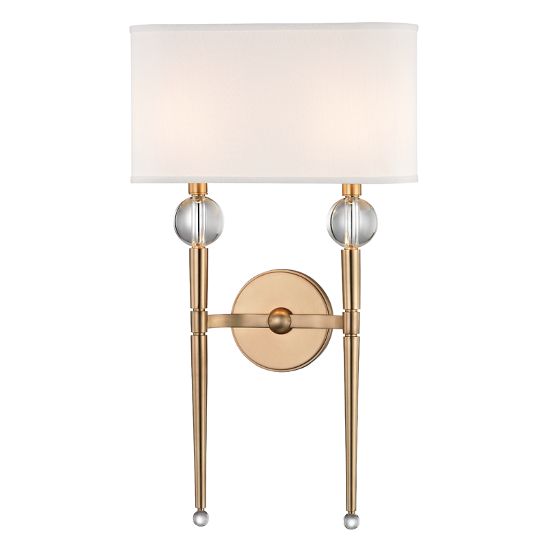 Rockland Wall Sconce | Hudson Valley Lighting - 8422-AGB