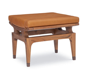 Saddle Back Ottoman | Maitland Smith - 8435-43