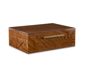 Walnut And Brass Box | Maitland Smith - 8448-11