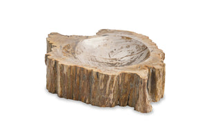 Brown Petrified Bowl | Maitland Smith - 8477-21