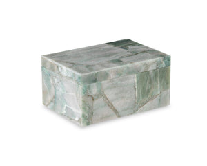 Large Green Aventurine Box | Maitland Smith - 8490-11-G