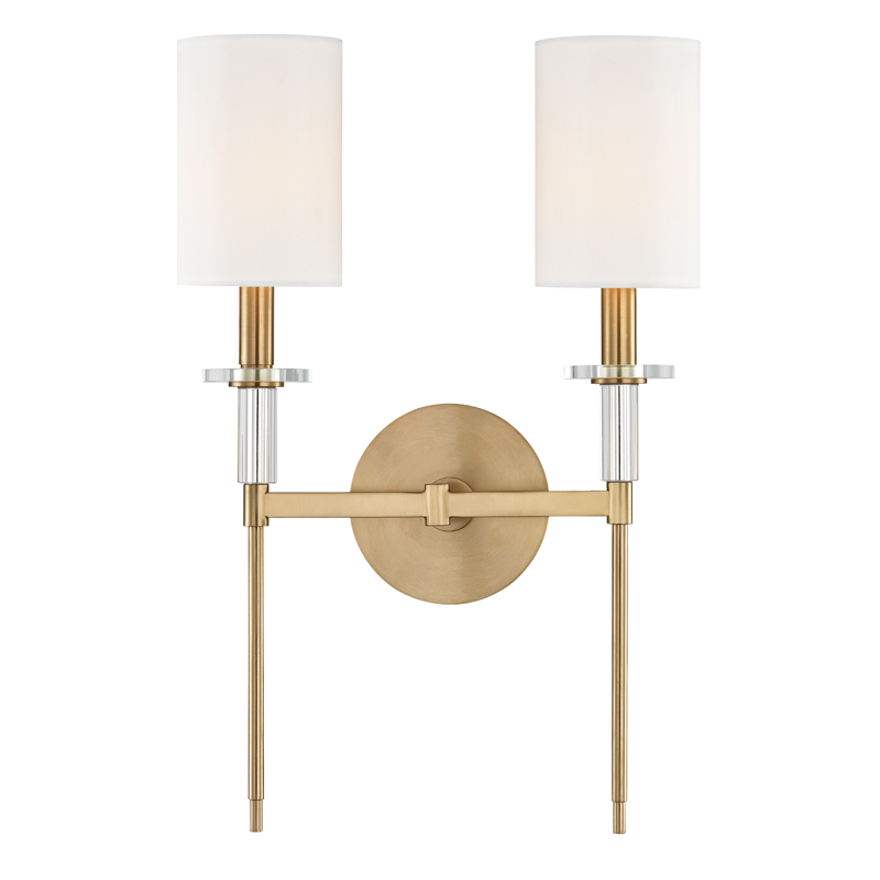Amherst Wall Sconce | Hudson Valley Lighting - 8512-AGB
