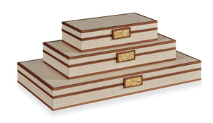 Cream Stacking Boxes | Maitland Smith - 8540-11-C