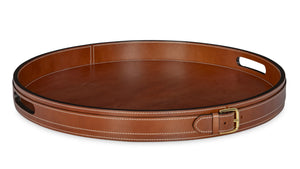Leather Buckle Tray | Maitland Smith - 8552-25