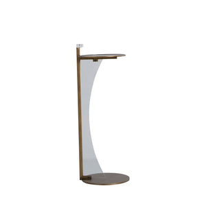 Ava Metal Round Pedestal Drink Table | Gabriella White - SCH-175534