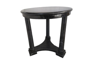 Neoclassic Black Marble Side Table | Maitland Smith - 8665-32-B