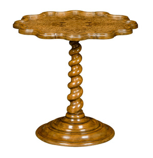 Devonshire Scalloped Burl Drink Table | Maitland Smith - 8668-30