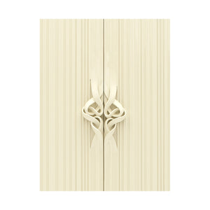 Chez Harrods Bar Cabinet - Java Cafe Varnish/Italian Silver Leaf; Interiors Finishing: Tabac | Christopher Guy - 88-0025