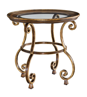 Aria Round End Table (C-Ar04) | Maitland Smith - 88-0204