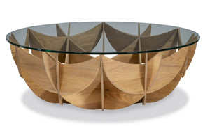 Oak Honeycomb Table | Maitland Smith - 89-0609W