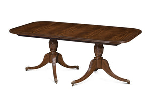 Bleached Reeded Dining Table | Maitland Smith - 89-0709