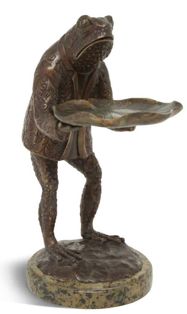 Fancy Frog Soap Dish | Maitland Smith - 89-1603