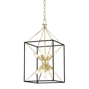 Glendale Lantern | Hudson Valley Lighting - 8912-AGB