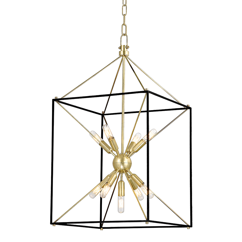 Glendale Lantern | Hudson Valley Lighting - 8916-AGB
