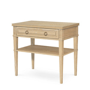 Stocked Bed Side Table - Blonde Cerused | Century Furniture - 89A-226-V1