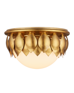 Paestum Flush Mount | Currey & Co - 9999-0091