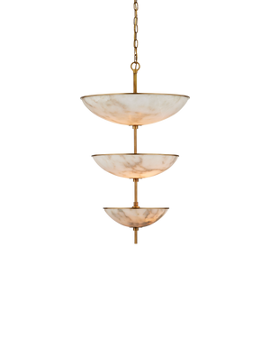 Volterra Three-Tier Chandelier | Currey & Co - 9000-1479