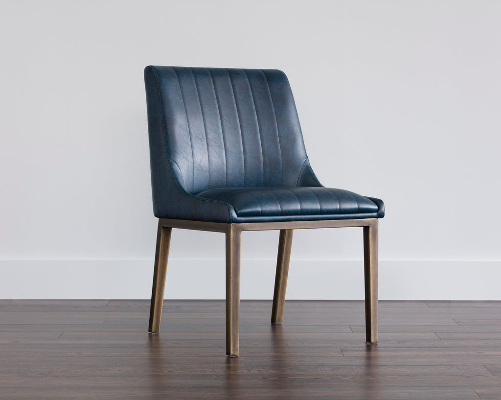 HALDEN DINING CHAIR VINTAGE BLUE