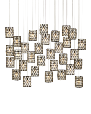Currey & Co Regatta 30-Light Linear Multi-Drop Pendant | 9000-1052