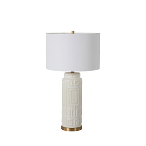 Osmond Ceramic Antique Brass Table Lamp | Gabriella White - SCH-167000