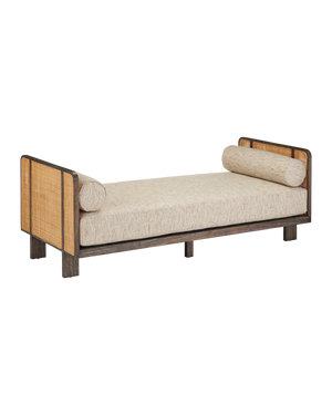 Celebes Settee, Calcutta Linen | Currey & Co - 7000-1112
