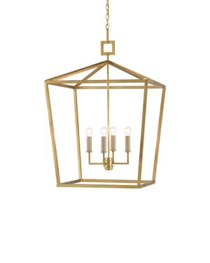 Currey & Co Denison Large Gold Lantern | 9000-0405