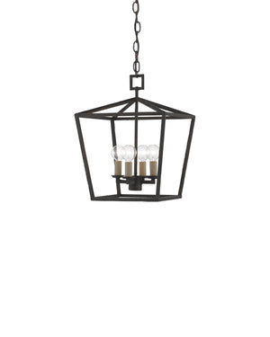 Currey & Co Denison Small Black Lantern | 9000-0456