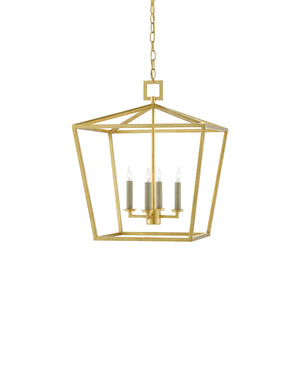 Currey & Co Denison Medium Gold Lantern | 9000-0457
