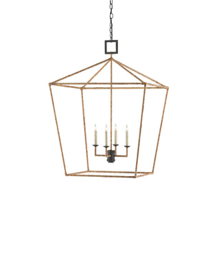 Currey & Co Denison Large Natural Lantern | 9000-0611