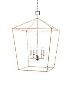 Currey & Co Denison Grande Natural Lantern | 9000-0871