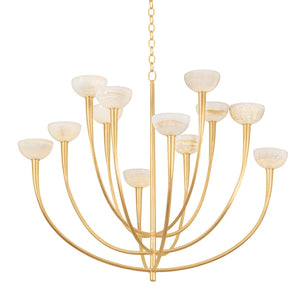 Maywood Chandelier - Vintage Gold Leaf | Hudson Valley Lighting - 9045-VGL