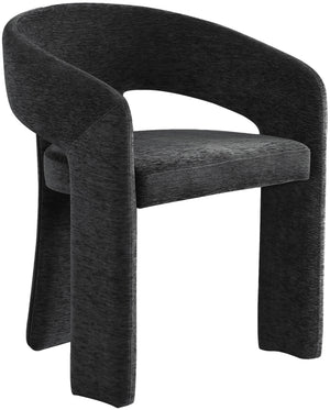 Rendition Black Fabric Upholstered Dining Chair | Meridian Furniture - 911Black-C