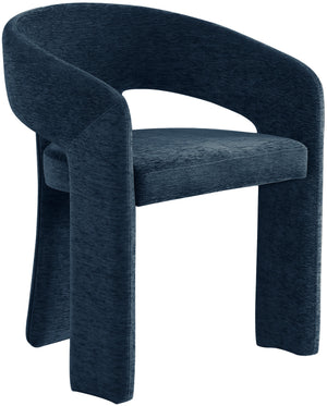 Rendition Navy Fabric Upholstered Dining Chair (Set of 2) | Meridian Furniture - 911Navy-C