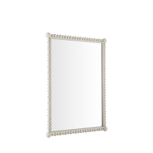 Beau Rectangle Accent Mirror - Antique White | Gabriella White - SCH-175137
