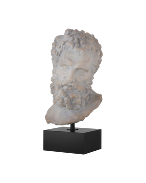 Hercules Head on Metal Stand | Currey & Co - 1200-1084