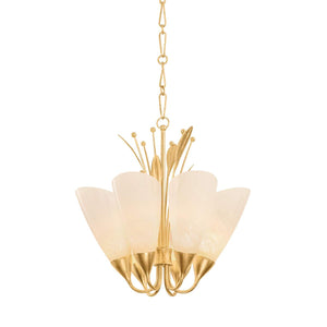 Forest Glen Chandelier - Vintage Gold Leaf | Hudson Valley Lighting - 9526-VGL