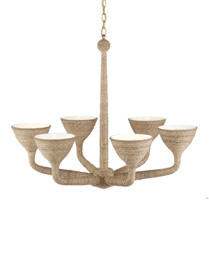 Marbella Chandelier - Brown | Currey & Co - 9000-1248