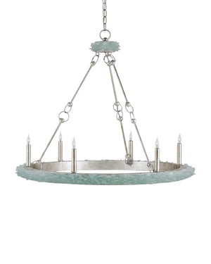 Currey & Co Tidewater Silver Chandelier | 9870