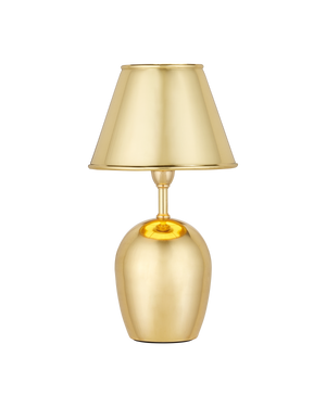 Volley Brass Cordless Table Lamp | Currey & Co - 6700-0044