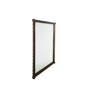 Beau Rectangle Accent Mirror - Antique Brown | Gabriella White - SCH-175206