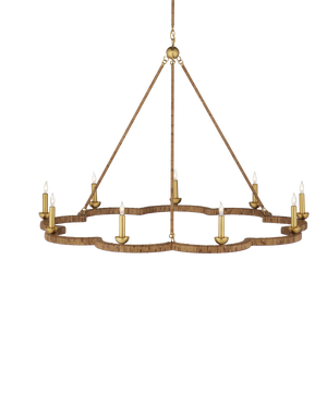 Savoie Chandelier - Brown | Currey & Co - 9000-1244