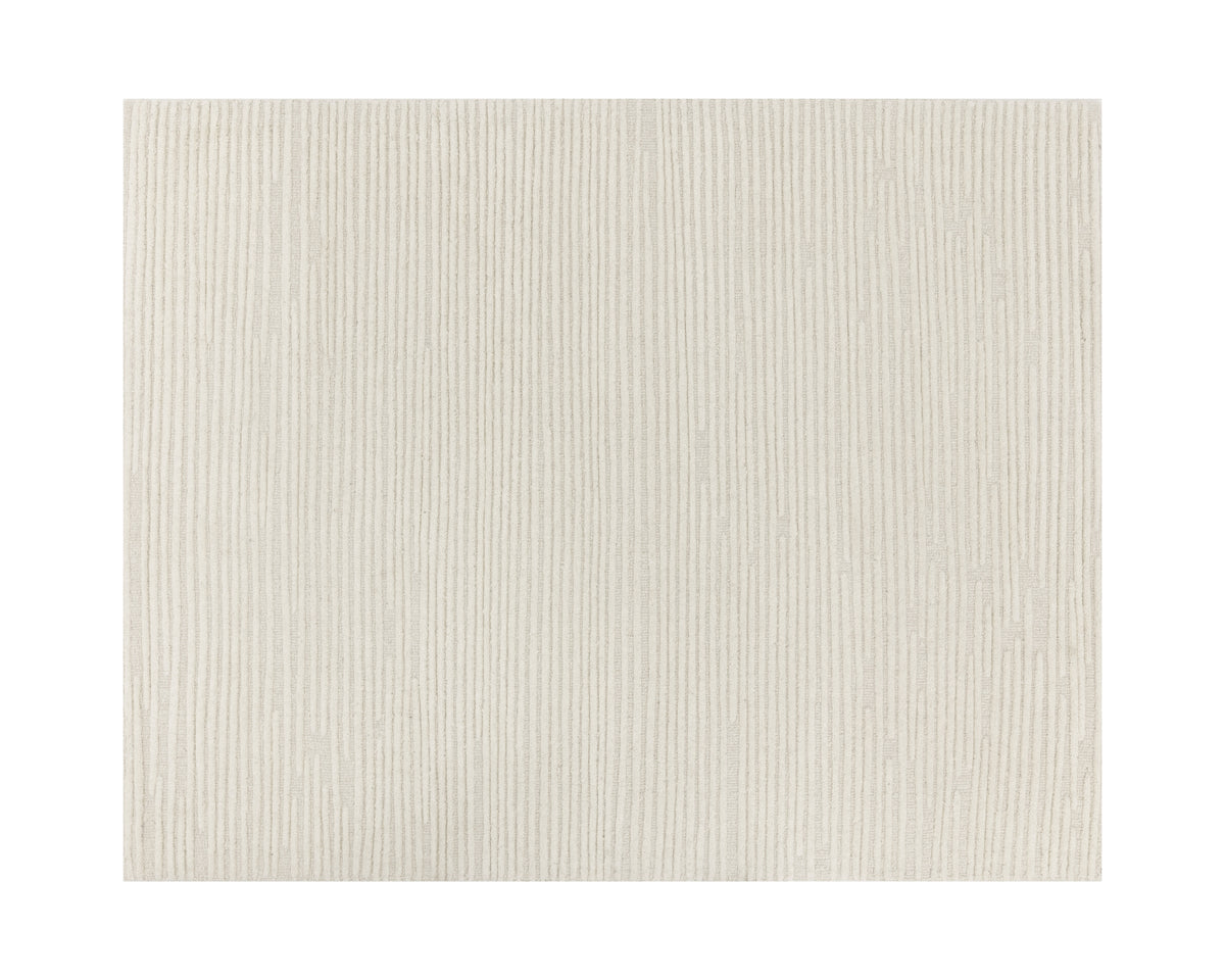 DEVA HAND-WOVEN RUG - IVORY - 8' X 10'