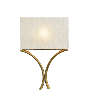 Currey & Co Cornwall Gold Wall Sconce | 5901