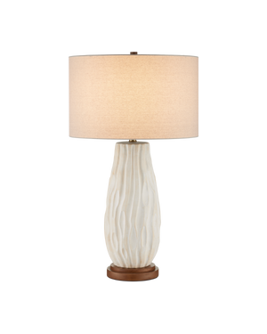 Water-borne White Table Lamp | Currey & Co - 6000-1050