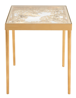 Leilani Palm Leaf Side Table | Safavieh – ACC2500