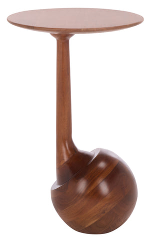 Irachi Accent Table - Walnut | Safavieh - ACC3227A