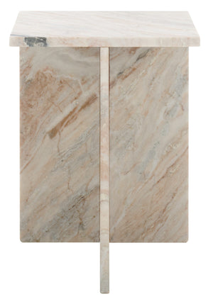 Udo T Marble Side Table | Safavieh - ACC3734