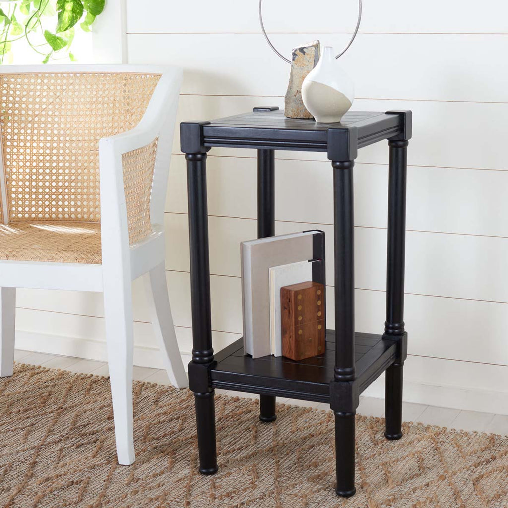 Safavieh Rafiki Square Accent Table-Black