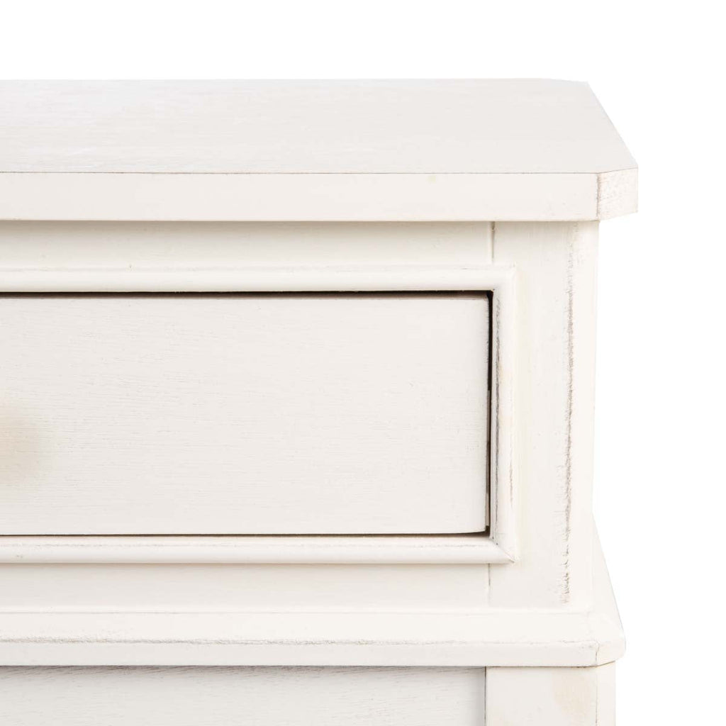 Safavieh Opal 1 Drawer Accent Table - Distressed / White